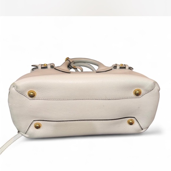 Burberry Cream Leather Satchel - Picture 4 of 8
